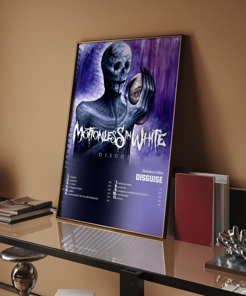 Motionless in White Disguise Album Cover Poster for Home Etsy
