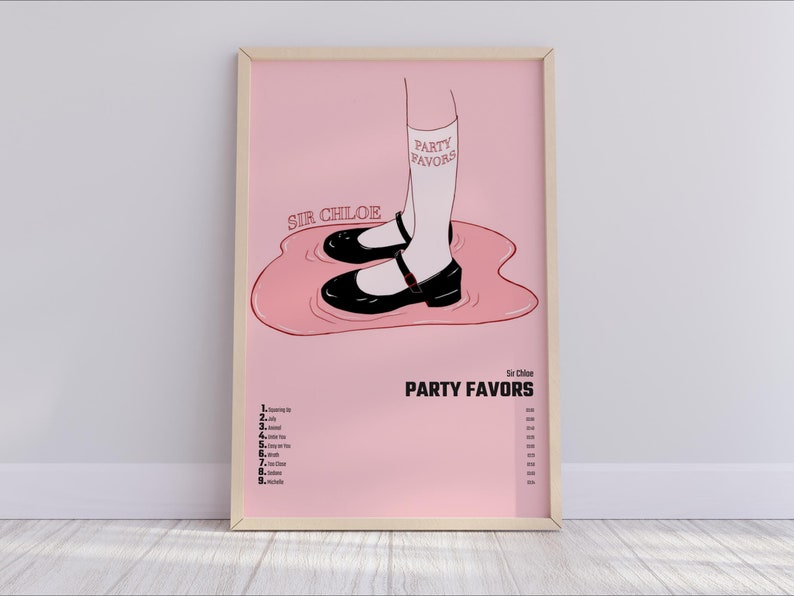 Sir Chloe Party Favors Album Cover Poster for Home Wall Art Etsy