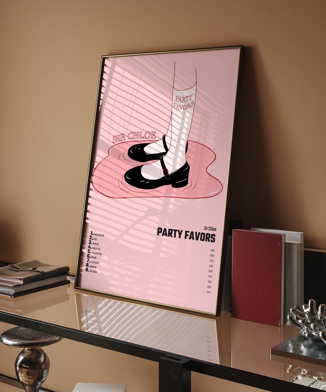 Sir Chloe Party Favors Album Cover Poster for Home Wall Art Etsy