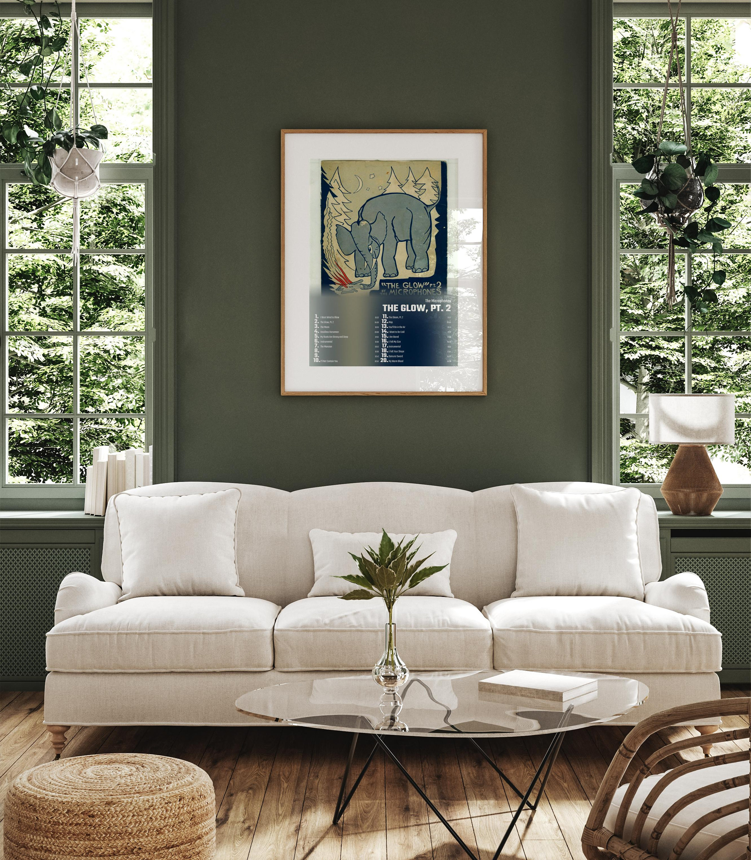 The Microphones The Glow Pt. 2 Album Cover Poster Designed & Sold