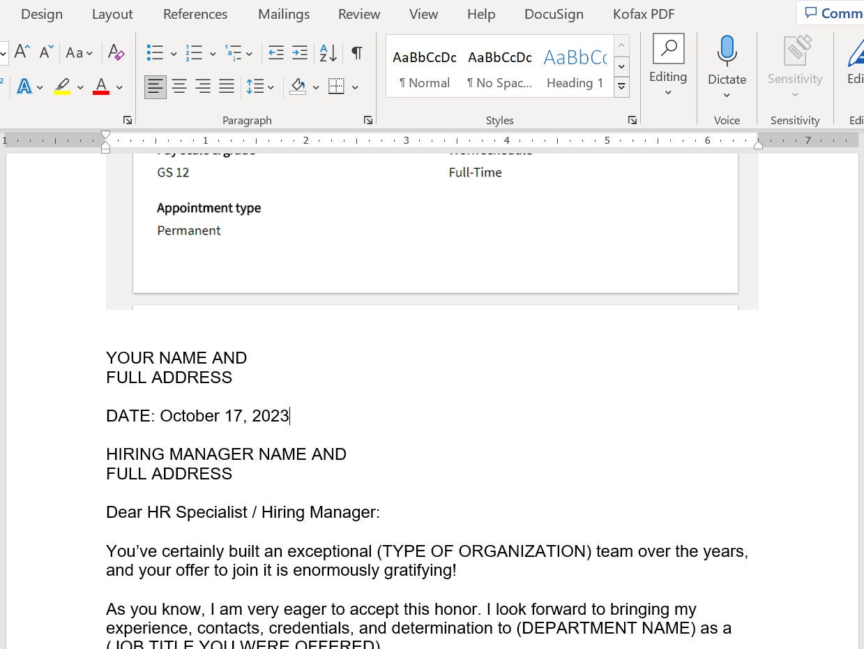 Government Interview Scorecard | Salary Negotiation Template ...