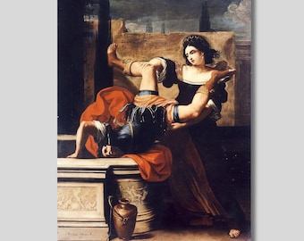 Timoclea Kills Captain of Alexander the Great (1659) by Elisabetta  display picture 1