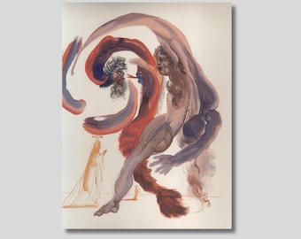 サルバドール・ダリ - 神曲 - 煉獄篇 第 12 歌: アラクネ - オリジナル