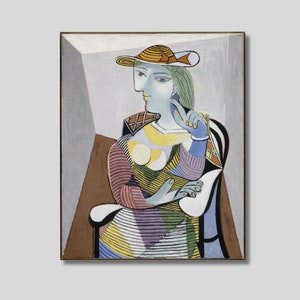 Picasso Marie-Thérèse Walter Canvas Print: Cubism Woman Portrait Art