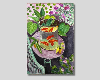Henri Matisse Goldfish Canvas Print: Fauvism Wall Art