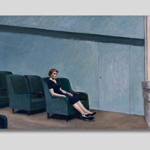 Edward Hopper Intermission Canvas Print: American Realism Art