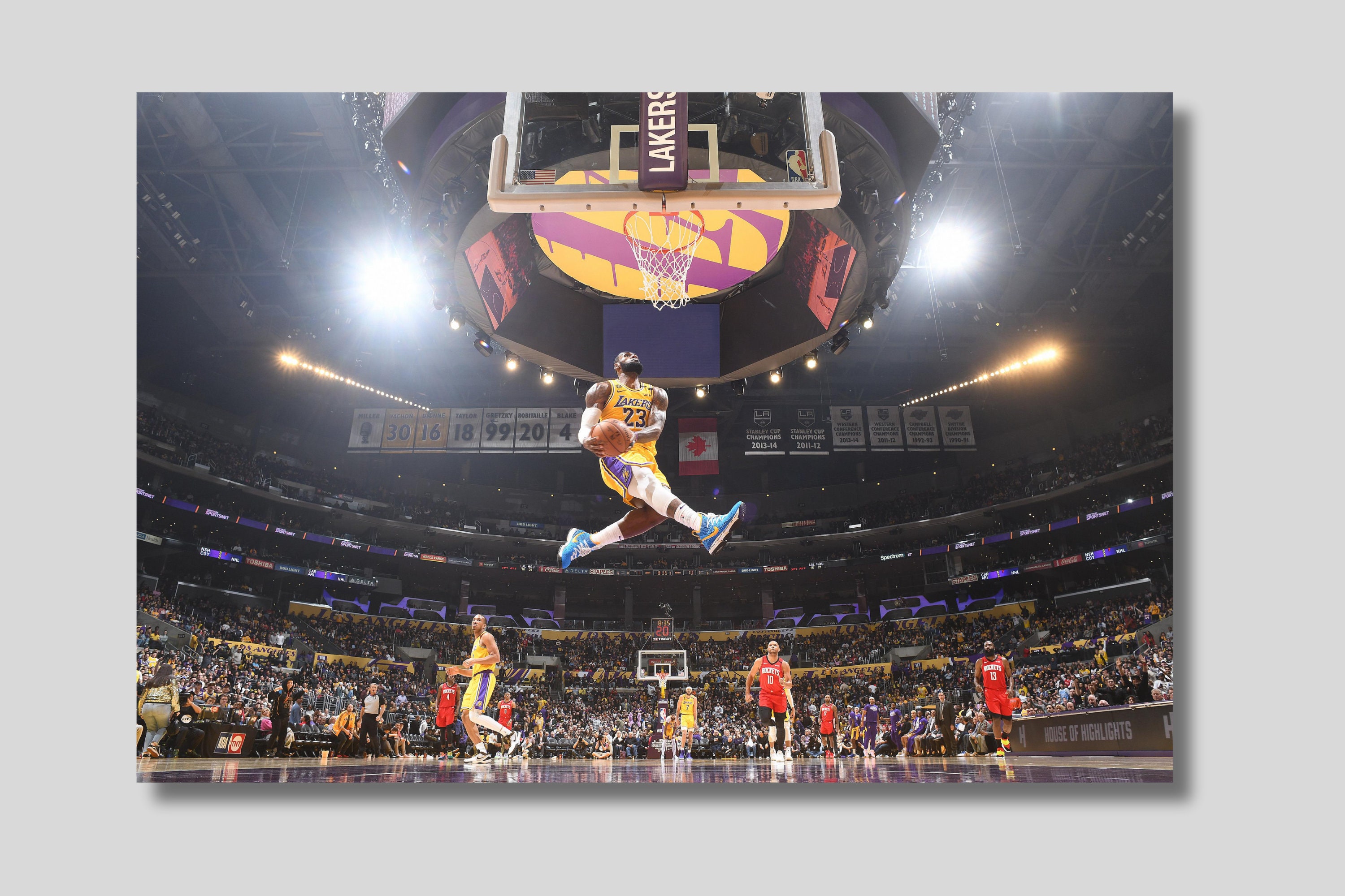 718 Lebron James Poster No Frame Or Canvas In Framed - Dualhua.co in 2023