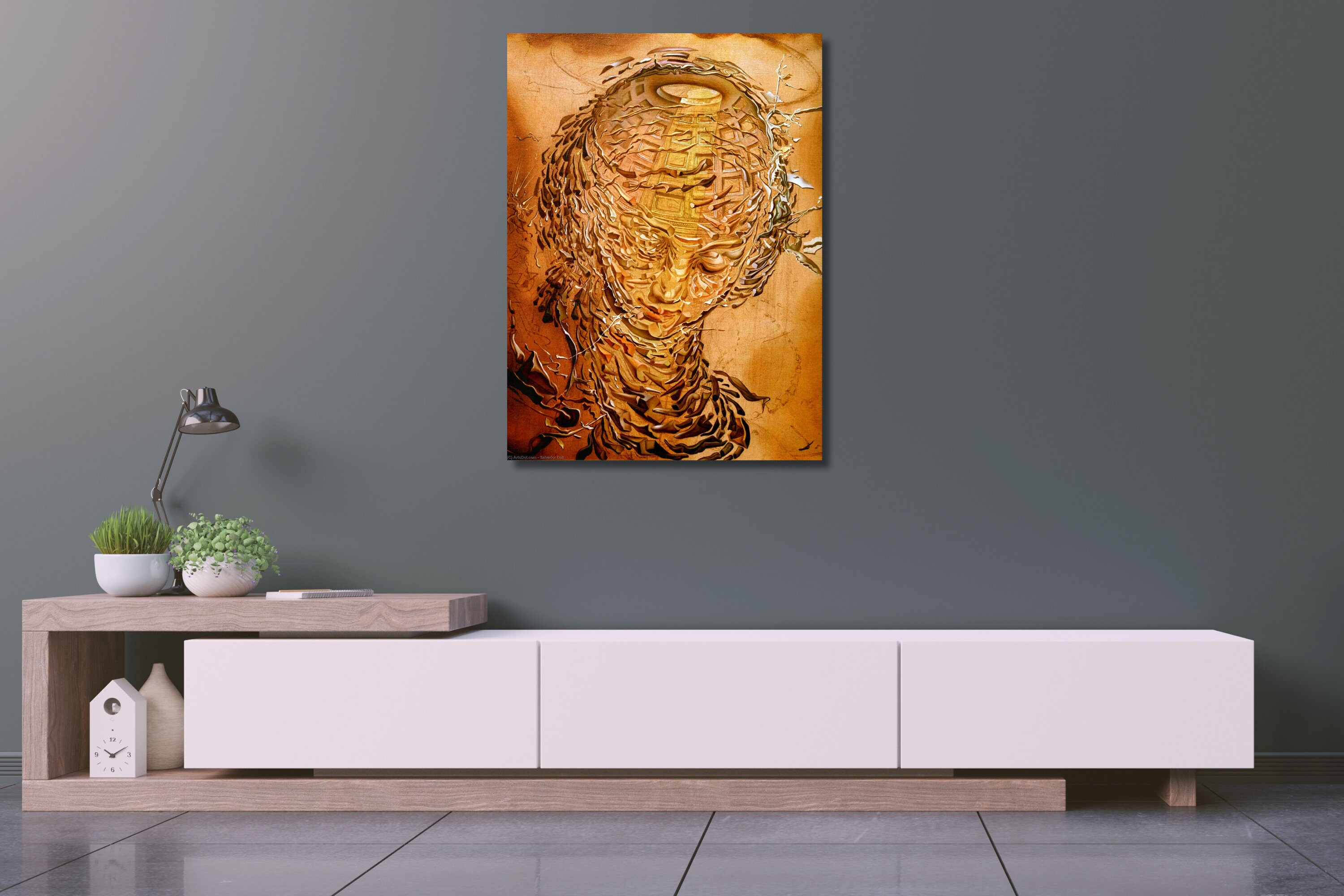 Exploding Head Dali Salvador Dali 'raphaelesque Head Exploding' Surrealist Art Print - Etsy