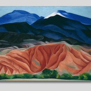 Georgia O&#39;Keeffe Black Mesa New Mexico Giclee Canvas Print