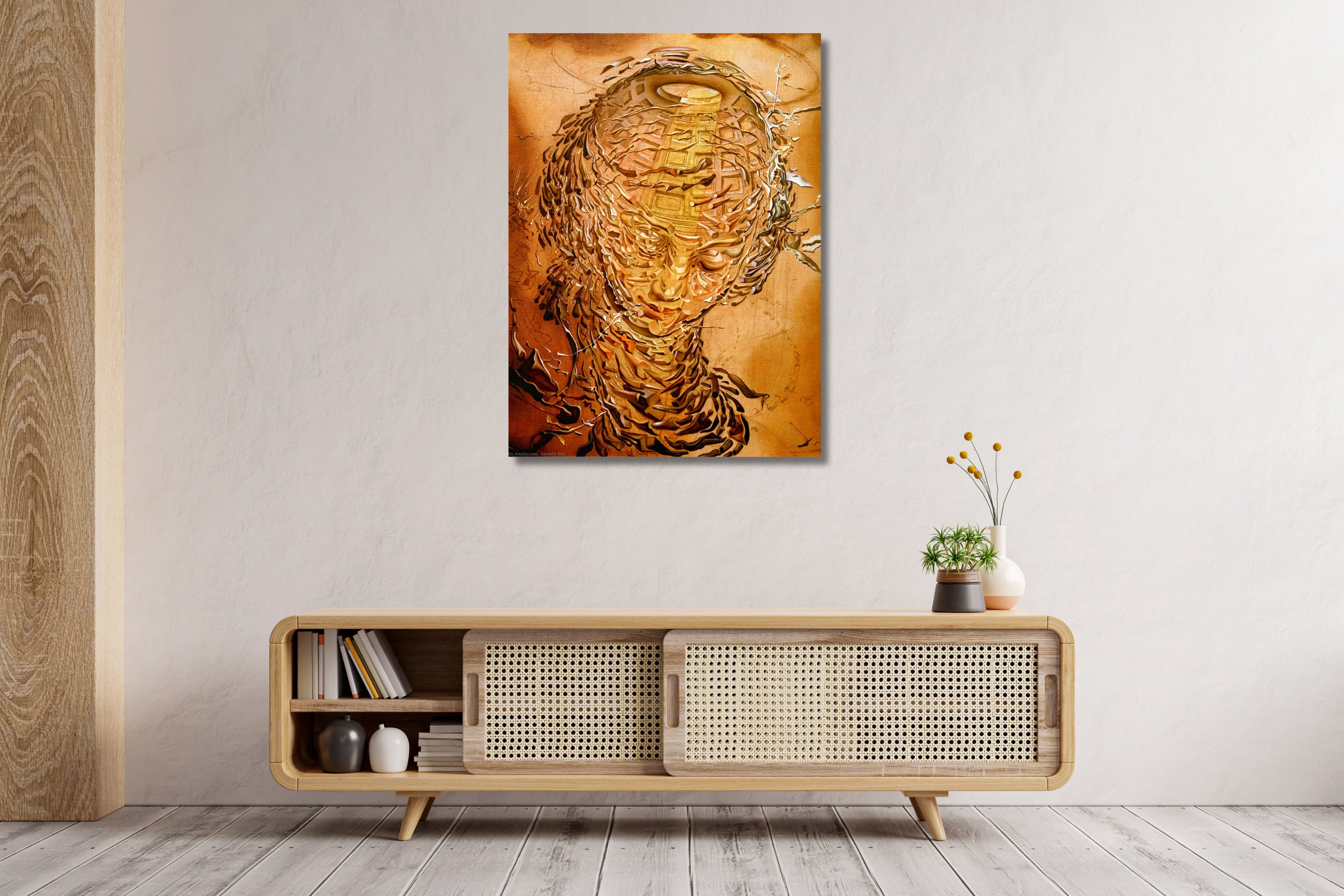 Exploding Head Dali Salvador Dali 'raphaelesque Head Exploding' Surrealist Art Print - Etsy