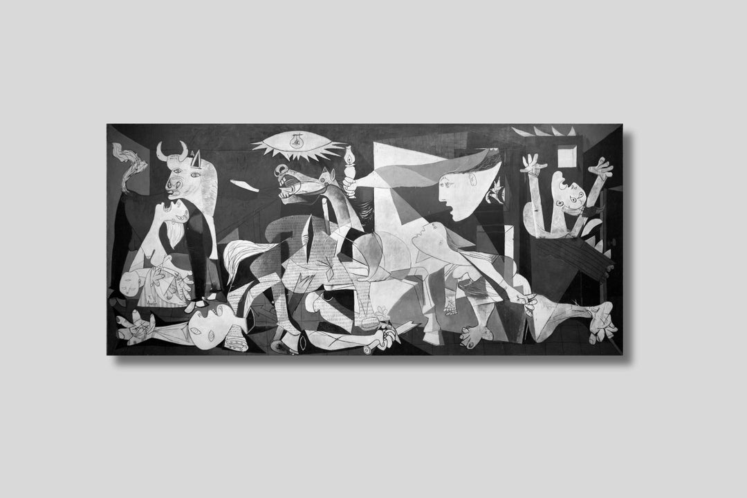 Guernica Canvas Print: Pablo Picasso Black & White Wall Art - Etsy