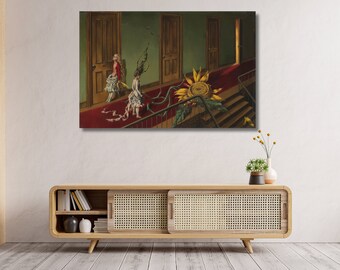 Dorothea Tanning: A Little Night Music Surreal Canvas Art - Etsy