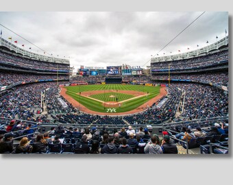 Yankee Stadium Canvas Wall Art, Yankees Baseball Print Poster, New York Yankees Gift, New York Baseball Gift, Baseball Poster,Baseball Decor