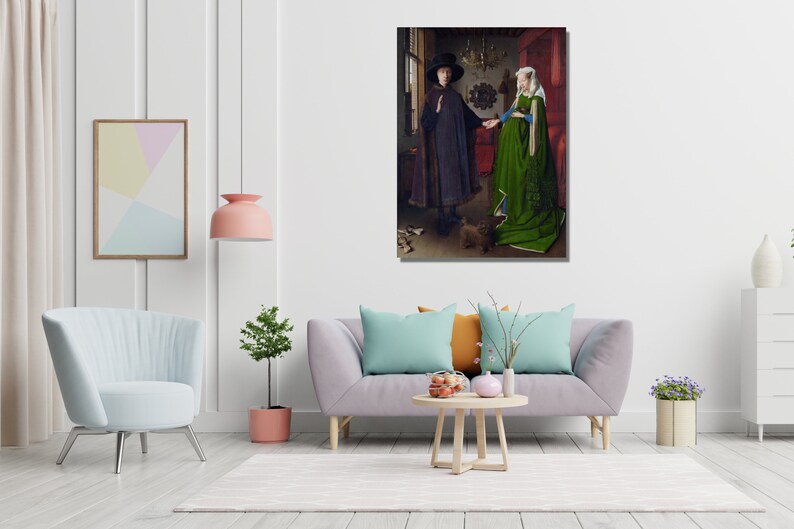 The Marriage of Arnolfini Canvas, Arnolfini's Wedding Poster, Jan Van ...