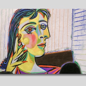 Picasso Portrait of a Woman Art Print: Modern Home Decor