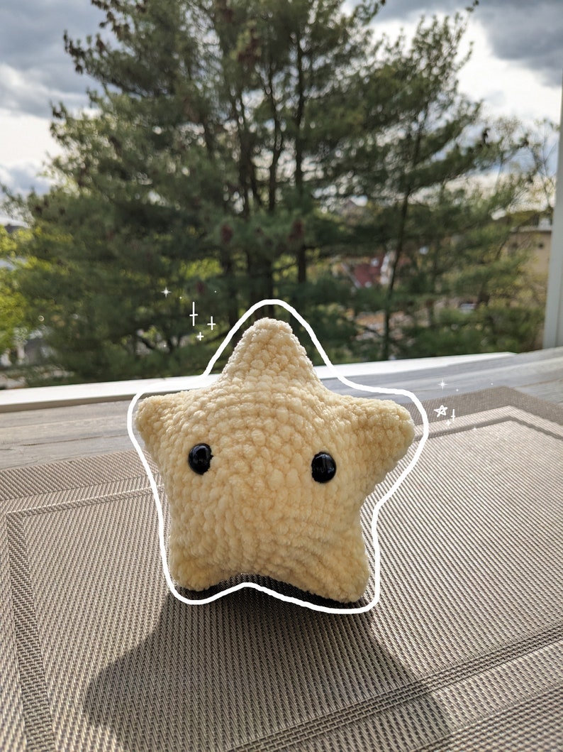 Stern Star Amigurumi gehäkelt/crocheted afbeelding 3