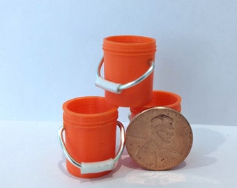 3 Pack - Tiny home store style bucket, (1/20 scale)