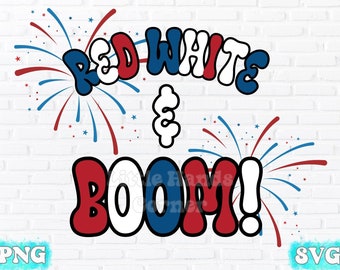 Kids Sublimation, USA Sublimation, 4th of July Png, Red White and Boom, Kids 4th of July Shirt, 4th of July Sublimation, Kids Png