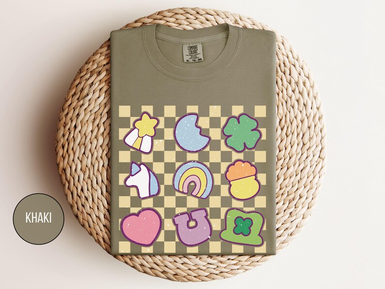 Comfort Colors® Lucky Charm Shirt, Shamrock Rainbow Shirt, St Patricks Day Shirt, St Patricks Shirt, Lucky Shirt,St Patty's Good Luck Shirt image 2