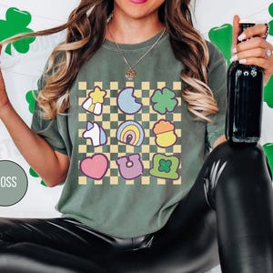 Comfort Colors® Lucky Charm Shirt, Shamrock Rainbow Shirt, St Patricks Day Shirt, St Patricks Shirt, Lucky Shirt,St Patty's Good Luck Shirt image 7