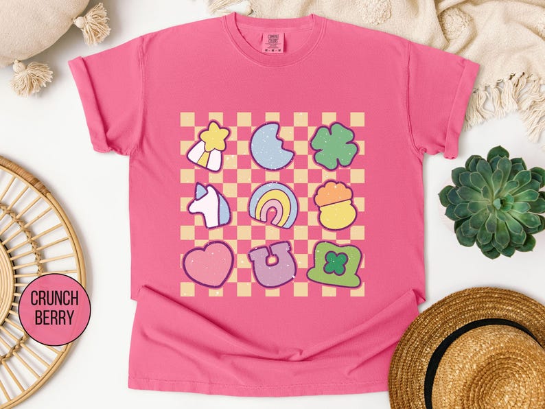 Comfort Colors® Lucky Charm Shirt, Shamrock Rainbow Shirt, St Patricks Day Shirt, St Patricks Shirt, Lucky Shirt,St Patty's Good Luck Shirt image 3