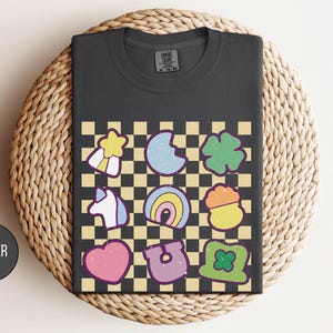 Comfort Colors® Lucky Charm Shirt, Shamrock Rainbow Shirt, St Patricks Day Shirt, St Patricks Shirt, Lucky Shirt,St Patty's Good Luck Shirt image 6