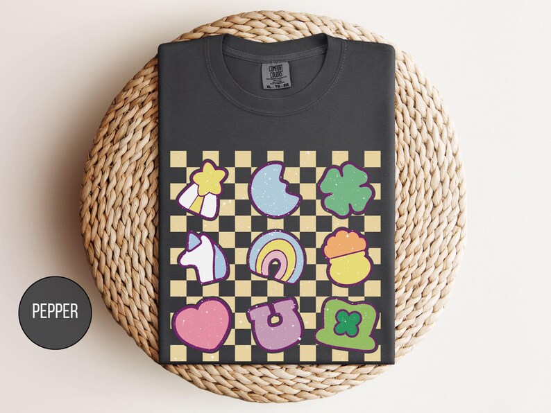 Comfort Colors® Lucky Charm Shirt, Shamrock Rainbow Shirt, St Patricks Day Shirt, St Patricks Shirt, Lucky Shirt,St Patty's Good Luck Shirt image 6