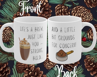 Funny Friend Mug, Coffee Lover Mug, Sarcastic Mug, Best Friend Gift, Gift for Coworker Beautiful Strong Bold Woman Mug Cute Gift For Her