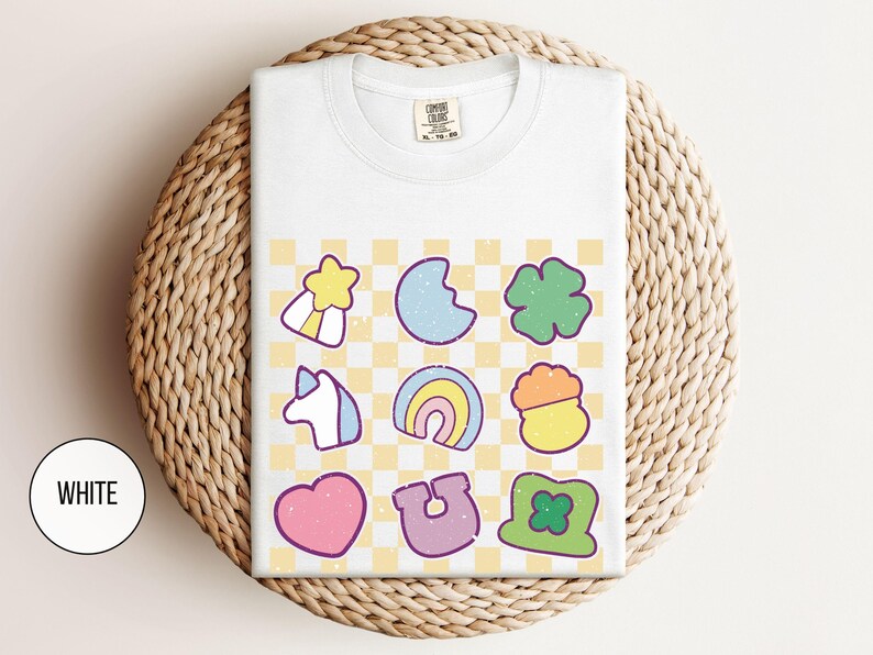Comfort Colors® Lucky Charm Shirt, Shamrock Rainbow Shirt, St Patricks Day Shirt, St Patricks Shirt, Lucky Shirt,St Patty's Good Luck Shirt image 5