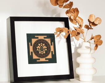 Sri Yantra Printable Illustration • Yoga Studio Meditation Wall Art (Digital Download)