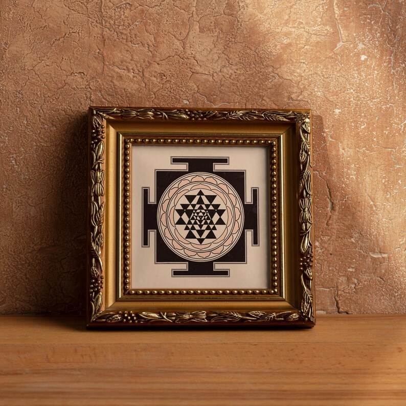 Sri Yantra Spiritual Artwork • Meditation Mandala Art • Sacred Geometry Print (Digital Download) image 4