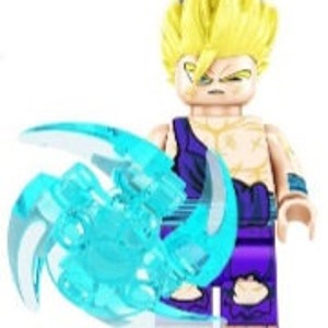 Goku Super Saiyan Yellow Hair Dragon Ball Z Lego Minifigures – DelsBricks  Minifigures