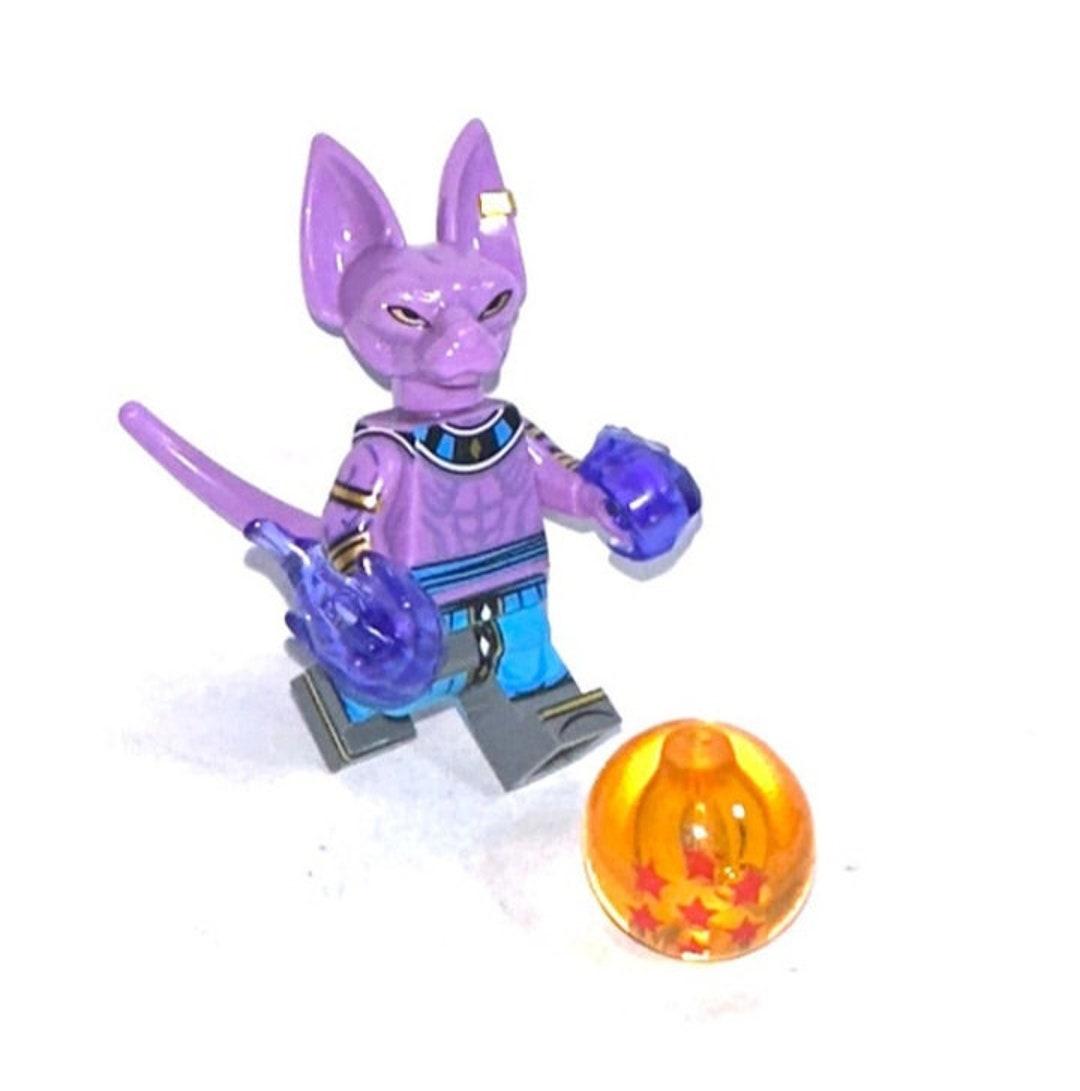 Custom Handmade Lego God of Destruction Beerus Minifigure Building