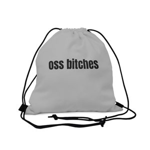 JiujitsuX No Gi Gray BJJ Drawstring Bag