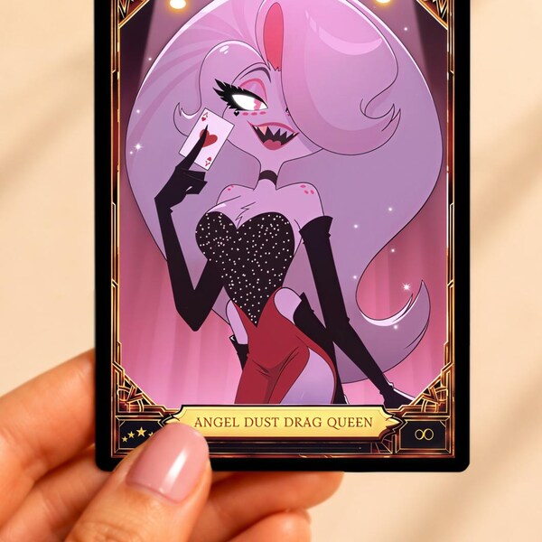 Hazbin Hotel Angel Dust Drag - Etsy