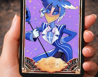 ハズビンホテルのヴォックスとアラスターの天使/悪魔キーホルダー