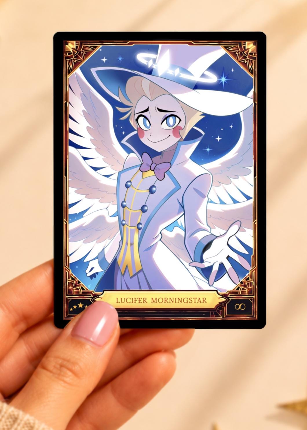 Hazbin Hotel Lucifer Cards - Etsy UK