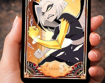ALASTOR ピンク ハズビン ホテル - カード ファンメイド !! - Etsy 日本