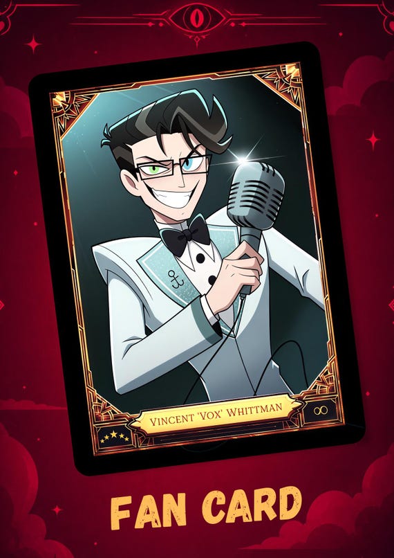 VOX Hazbin Hotel - Card Fanmade !! - Etsy