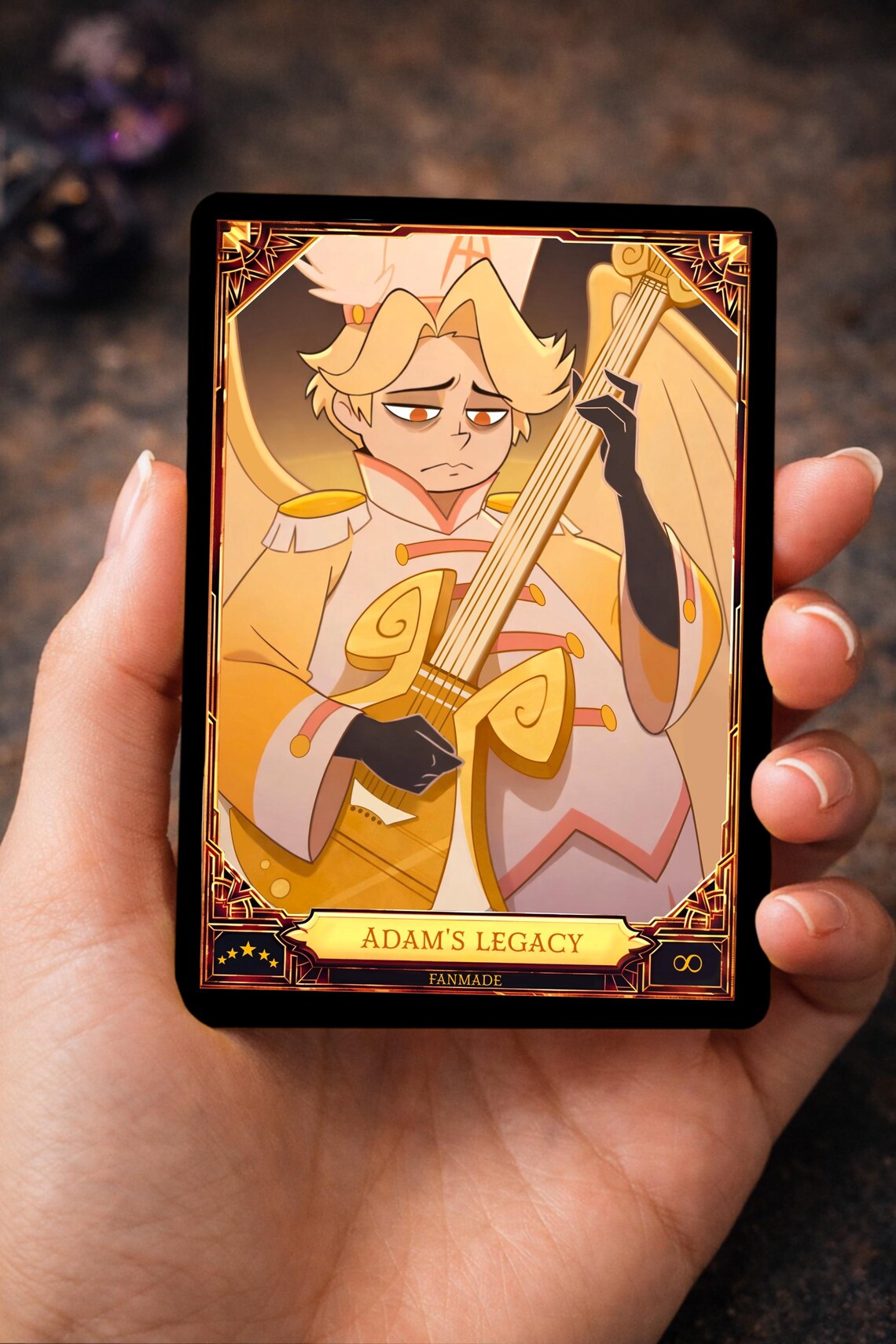 Abel - Adam's Legacy Hazbin Hotel - Card Fanmade - Etsy