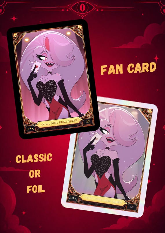 Angel Dust Drag Queen Hazbin Hotel -!! - Etsy
