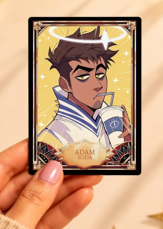 ADAM Hazbin Hotel - Card Fanmade - Etsy