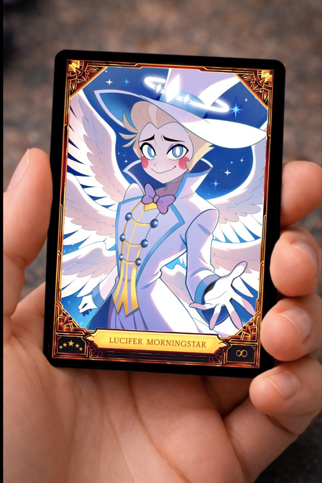 Lucifer Hazbin Hotel - Card Fanmade !! - Etsy