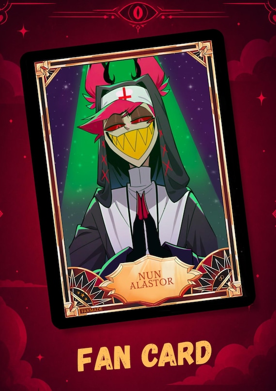 HazbinHotel ハズビンホテル 台湾 特典 カード アラスター アラストール修道女ハズビンホテル - Card Fanmade - Etsy 日本