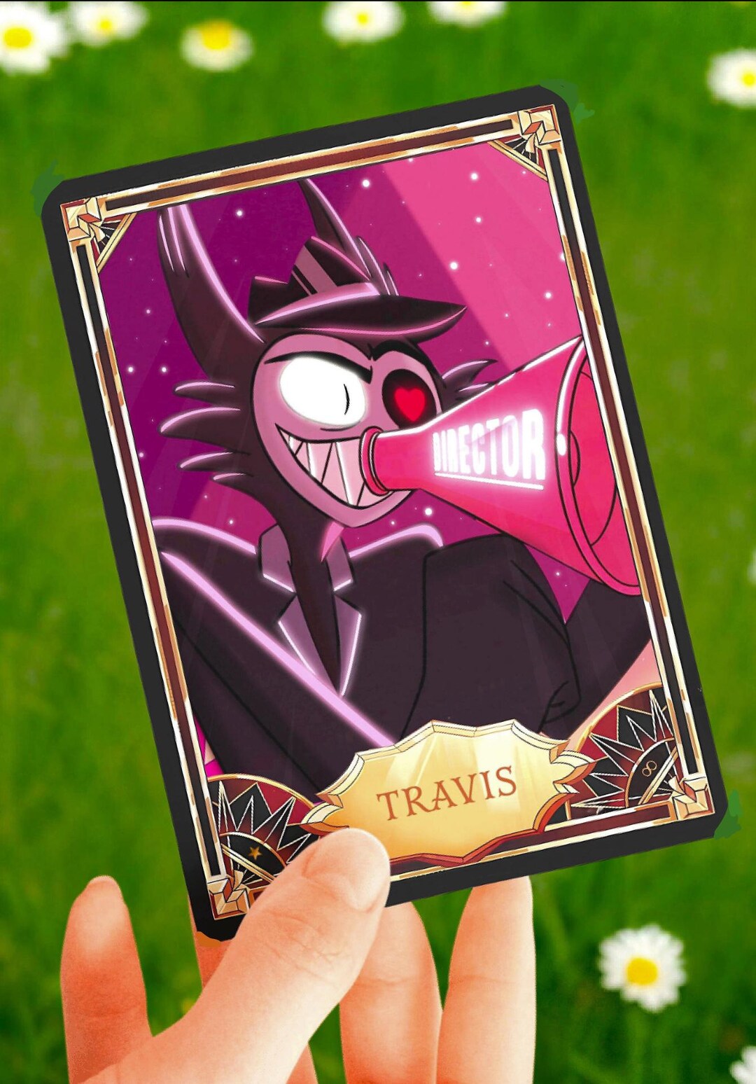 Travis Hazbin Hotel - Card Fanmade - Etsy