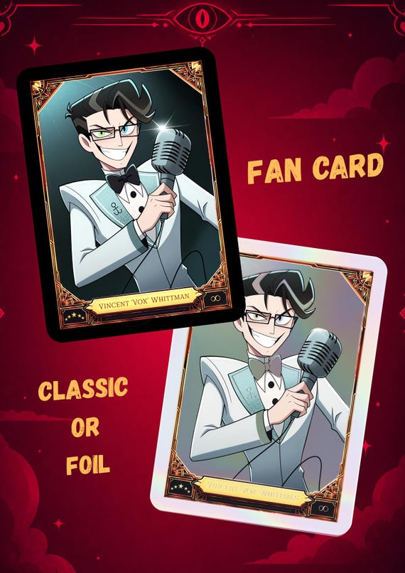 VOX Hazbin Hotel - Card Fanmade !! - Etsy