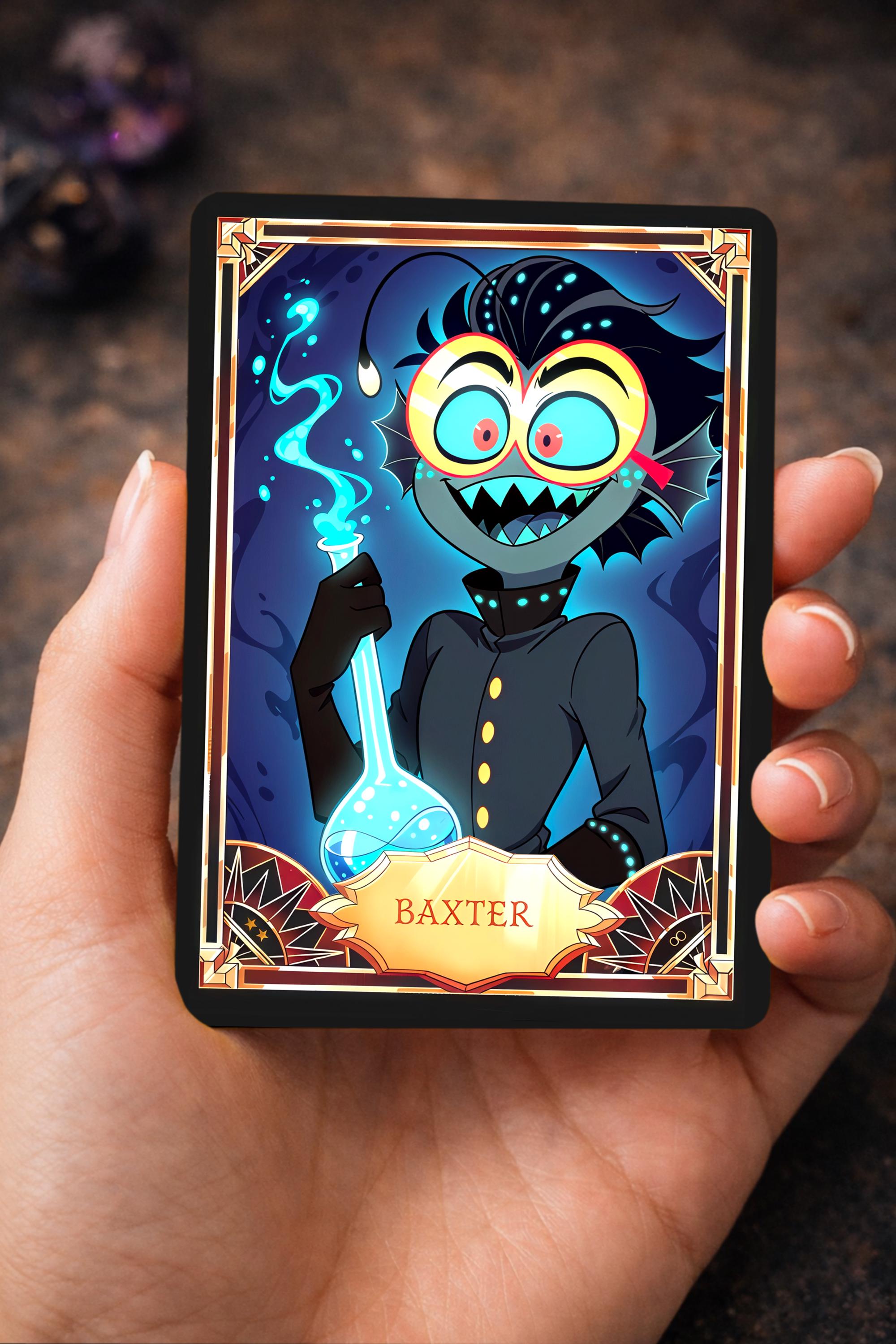 BAXTER Hazbin Hotel - Card Fanmade - Etsy