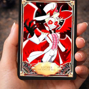 Lucifer Hazbin Hotel - Card Fanmade - Etsy