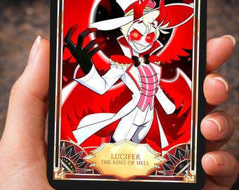 Lucifer Hazbin Hotel - Card Fanmade - Etsy