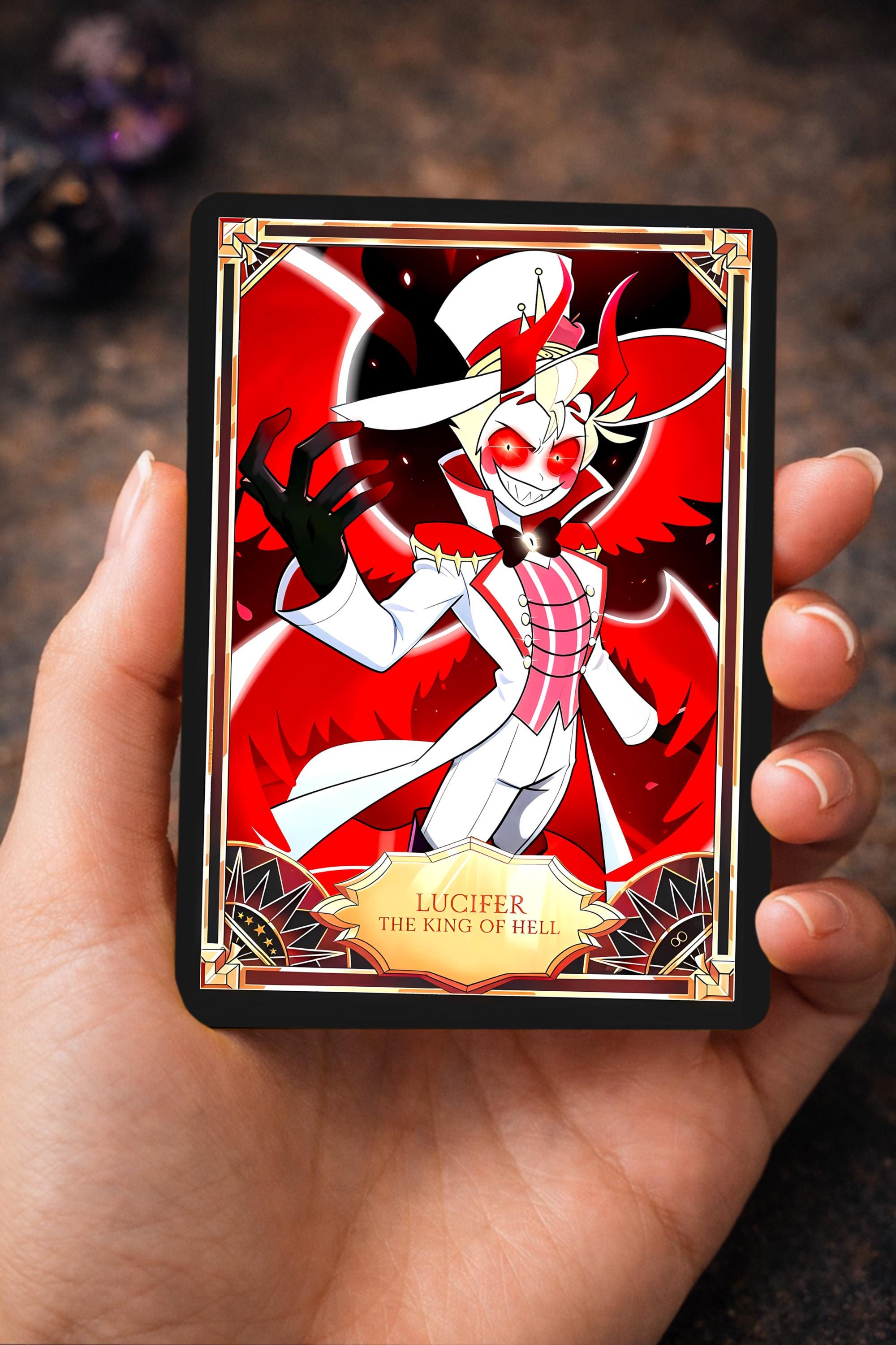 Lucifer Hazbin Hotel - Card Fanmade - Etsy